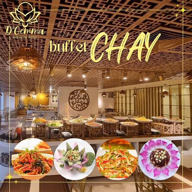 D’Gemma - Buffet Chay Cao Cấp Trưa/ Tối - Điểm Hẹn Hoàn Hảo